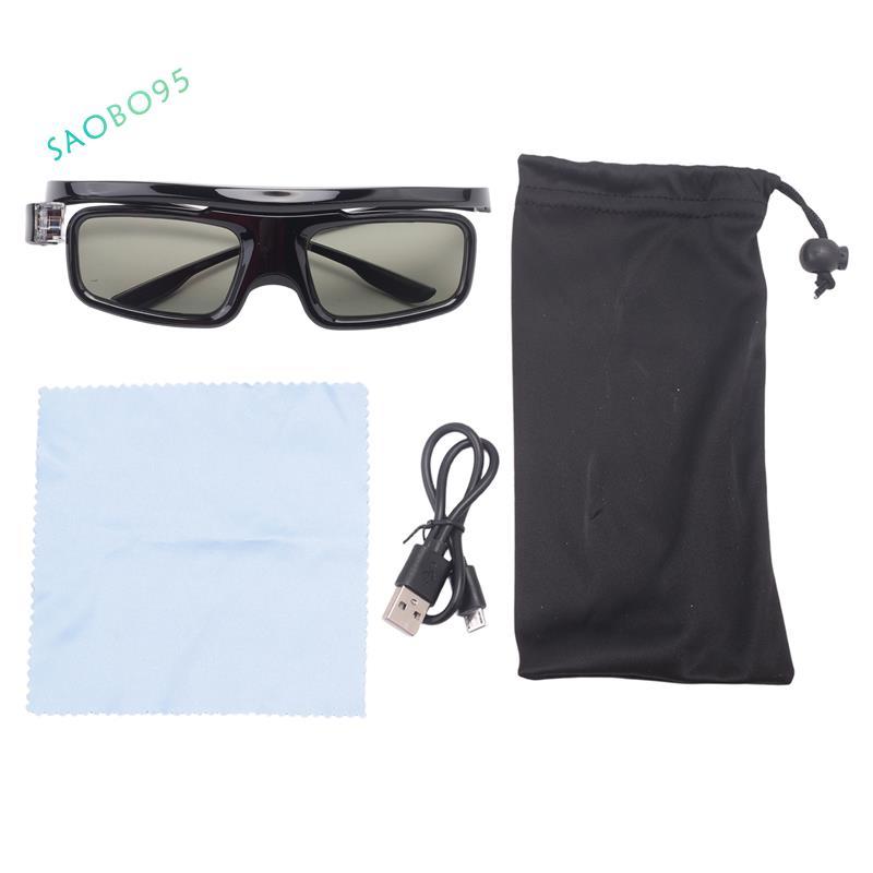 [ขายร้อน S5]แว่นตา 3D GL1800 แว่นตา 3D สําหรับ DLP 3D โปรเจคเตอร์ P19 P20 U30 U70 U50 U90 R17 R19 R2