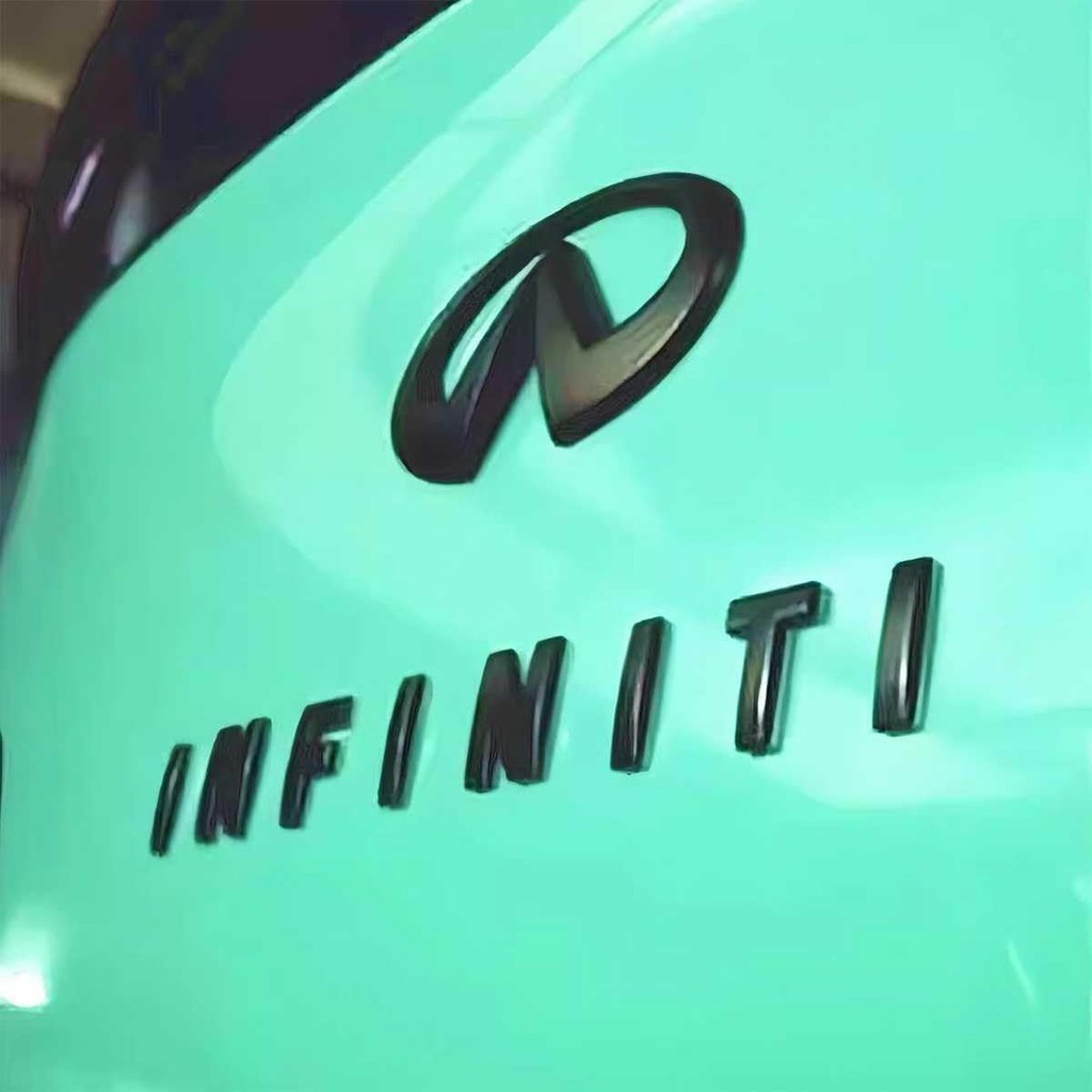 ตราสัญลักษณ์รถสําหรับ Infiniti G35 G37 Q50L QX50 Q50 QX56 Q60 QX60 QX70 Q70L QX80,กาวโลโก้ 3D ตัวอัก