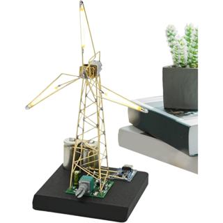 DIY Windmill Night Light Kit Creative Room Decor Craft Proje…