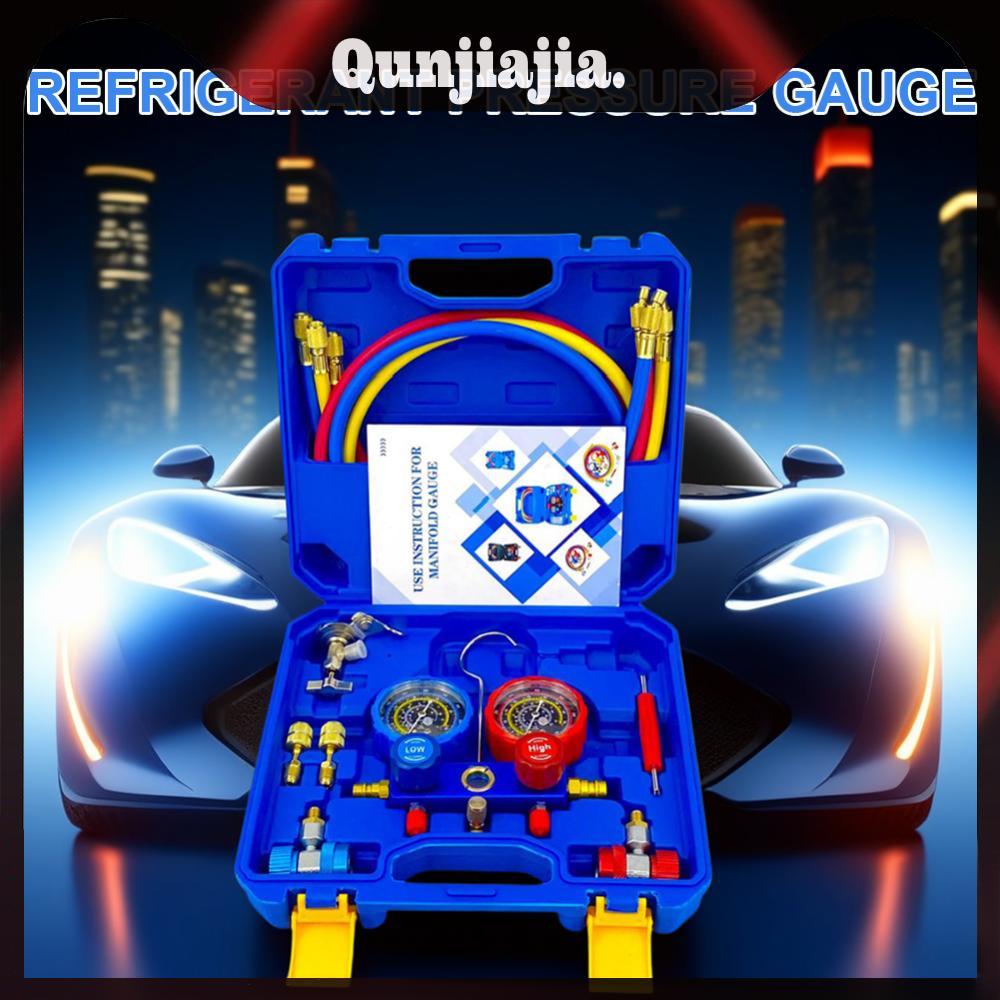 3 Way AC Manifold Gauge Set AC Diagnostic Manifold Gauge Set สําหรับการชาร์จ Freon