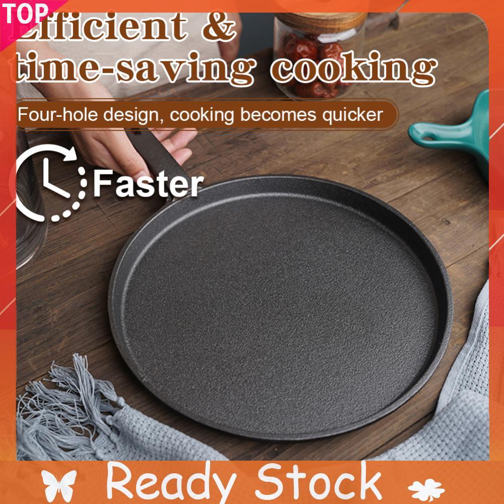 20 ซม. เหล็กหล่อ Skillet กระทะหนาทําความสะอาดง่ายไข่เจียว Pan Skillet