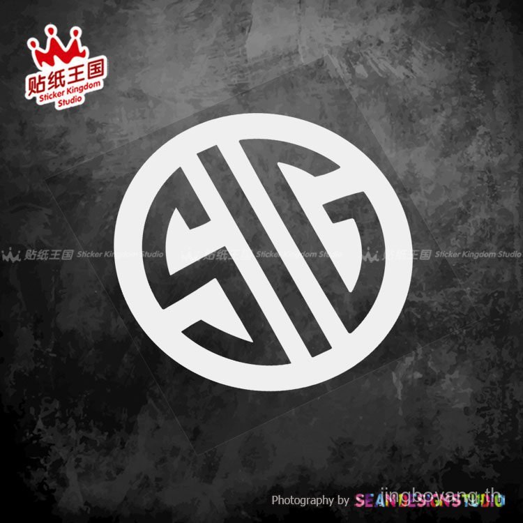 Sig sauer sig sauer สติ๊กเกอร์สะท้อนแสงตกแต่งตัวถังรถยนต์