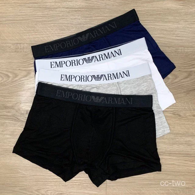 ขายดี กางเกงในชาย | EM ทรงบ็อกเซอร์ Boxer เนื้อผ้าไนลอน ผ้านุ่ม ขอบสวย ทรงTrunk
