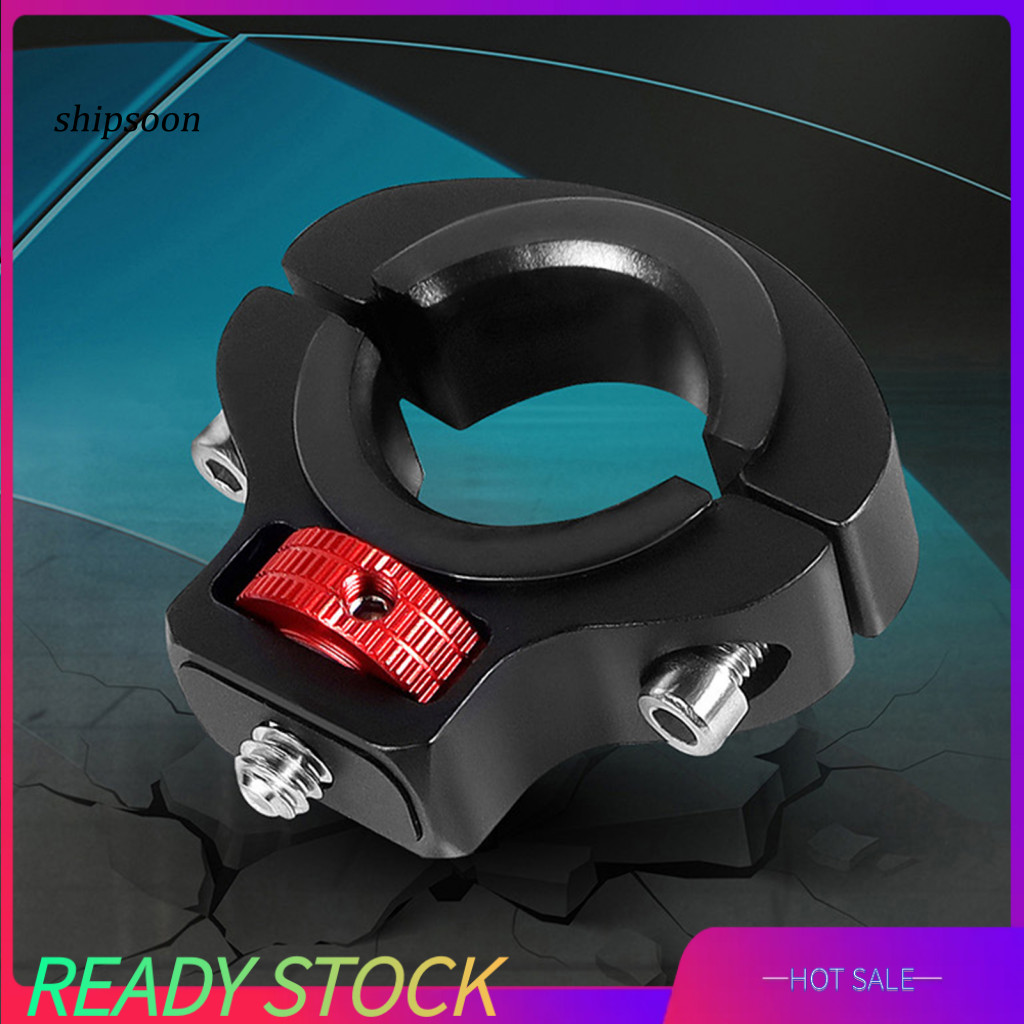 SN ฐานแคลมป์จักรยานแบบปรับได้ Universal รถจักรยานยนต์ Handlebar Clip Action Camera Holder – ทนทาน An