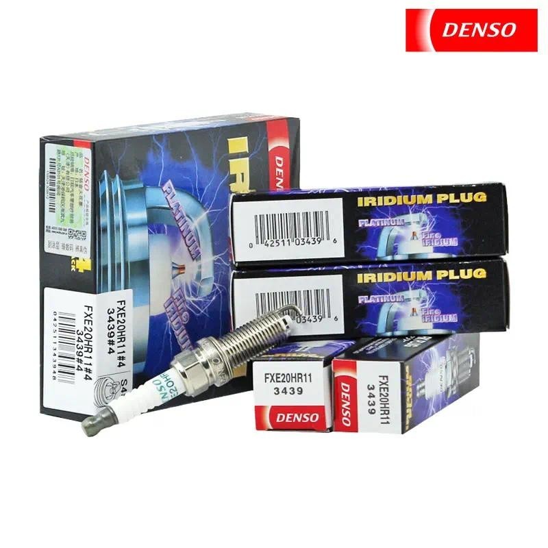 หัวเทียนแพลทินัมอิริเดียม DENSO FXE20HR11 3439 เหมาะสําหรับ Teana Dazzle Claymore oe 22401-JD01B