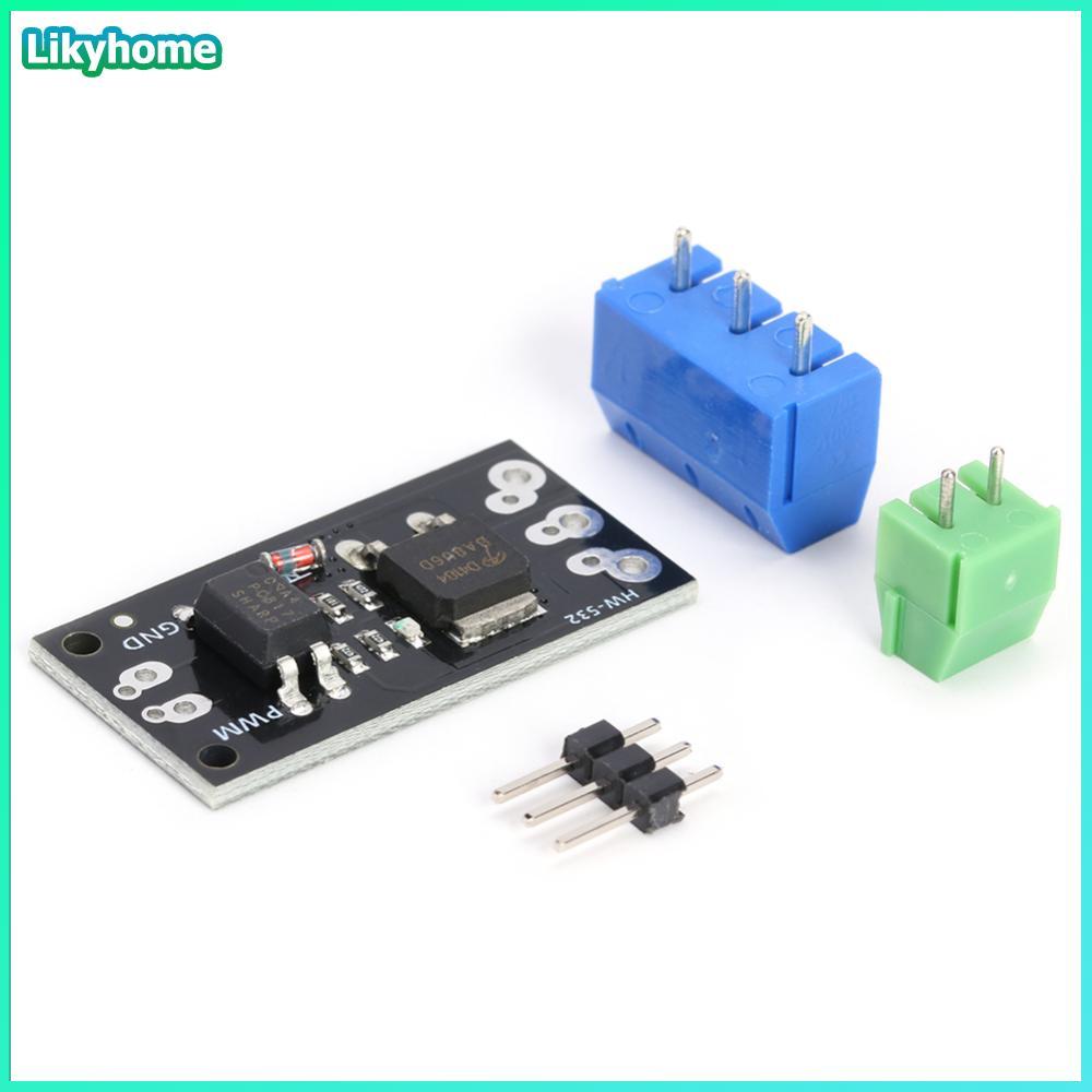ลิกี้โฮม◐ HW-532A D4184 FET โมดูล PWM Modulation Isolated MOSFET Tube FET สําหรับมอเตอร์เริ่มหยุดควบ