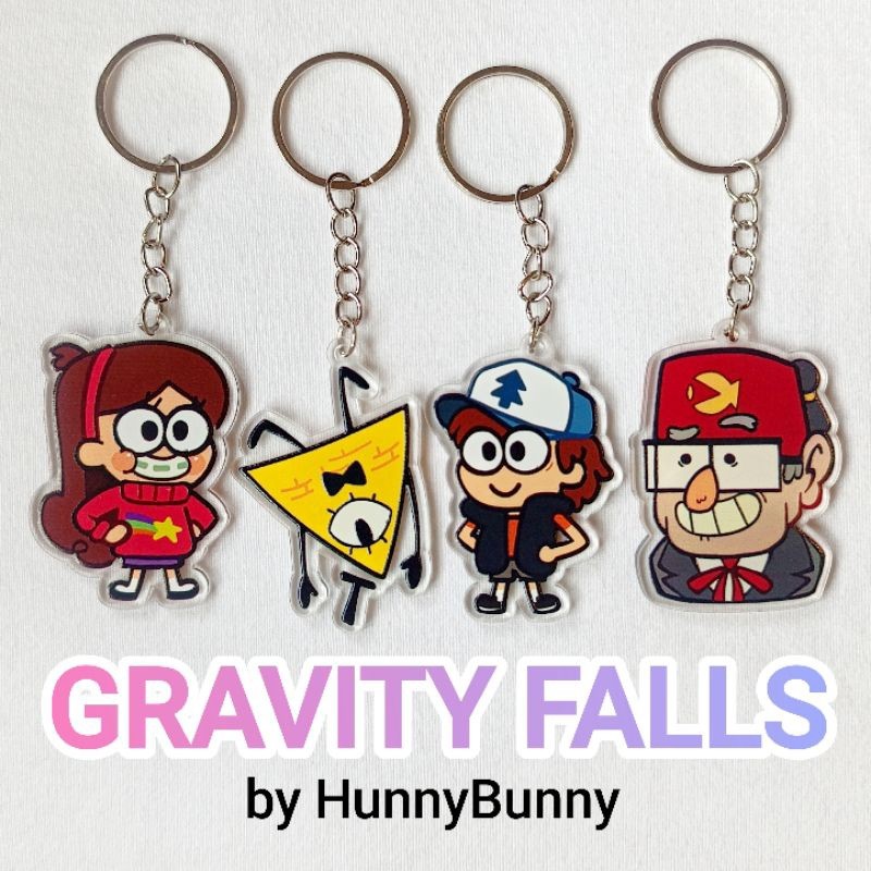 [ใหม่]พวงกุญแจ GRAVITY FALLS เครื่องราง Fanmerch srichvenir