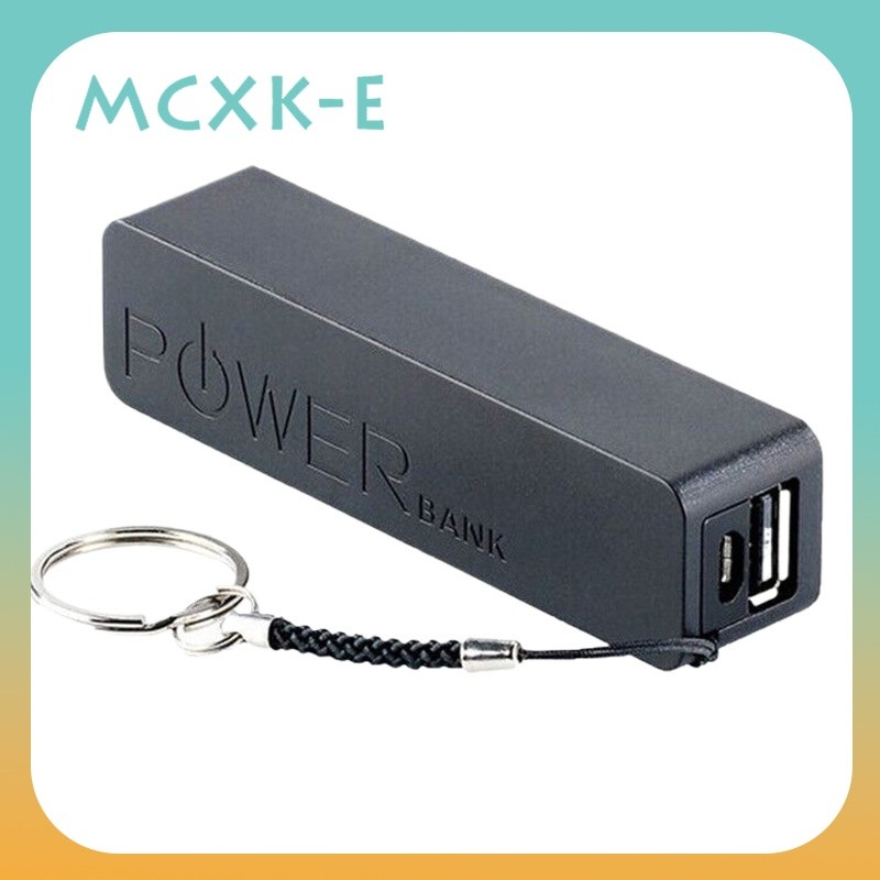 USB Power Bank Case Kit 18650 เครื่องชาร์จแบตเตอรี่ DIY Box Shell Kit สีดําสําหรับ Arduino