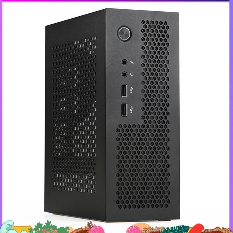 Super A09 HTPC เคสคอมพิวเตอร์ Mini ITX Gaming PC แชสซีเดสก์ท็อป USB2.0 เคสคอมพิวเตอร์ เคสคอมพิวเตอร์