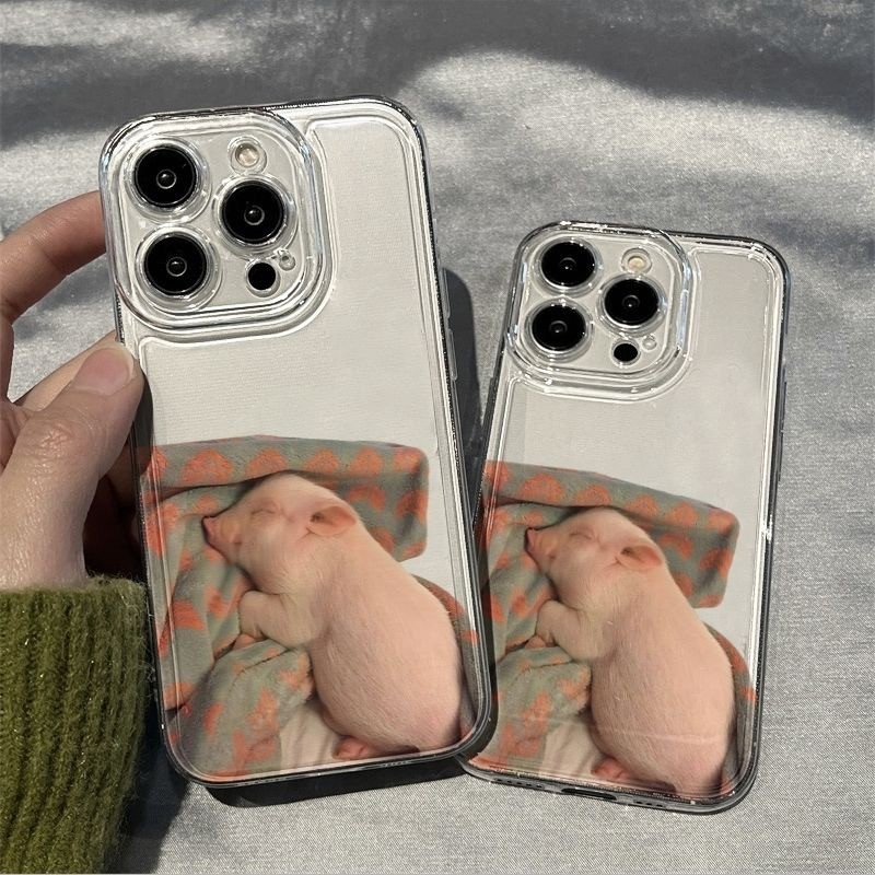 Babi เคสไอโฟน ศัพท์มือถือลายน่ารัก สำหรับiPhone 17 11 Pro Max 16 13 11 12 14 15 Pro Max 7 8 14 Plus X XS XR Max 7Plus