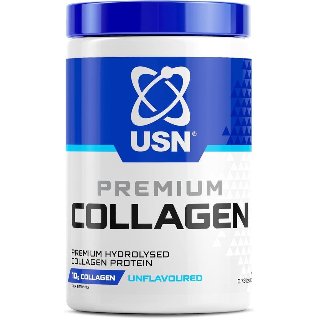 USN Premium Bovine Collagen Powder | แบบไม่โปรดปราน | 330g (33 เสิร์ฟ) | Hydrolysed Bovine Collagen 