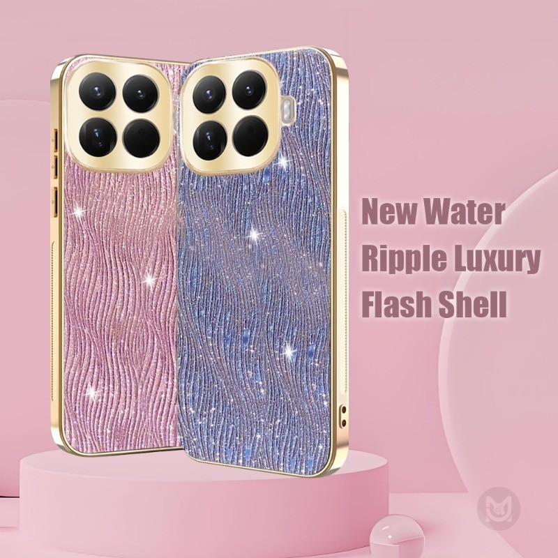 สําหรับXiaomi 15T 12T 17T Pro Max 11Lite Poco X7 X8 F6 M7 M8 Pro F5 C61 C85 F7 UltraชุบGlitterกล้องเลนส์ป้องกันกันกระแทกกรณีฝาครอบ