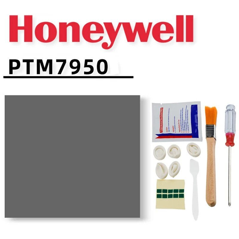 Honeywell ptm7950 แผ่นความร้อนวาง ptm 7950 เฟสเปลี่ยน GPU CPU ฮีทซิงค์ 80x80 Cooling Conductive ซิลิ