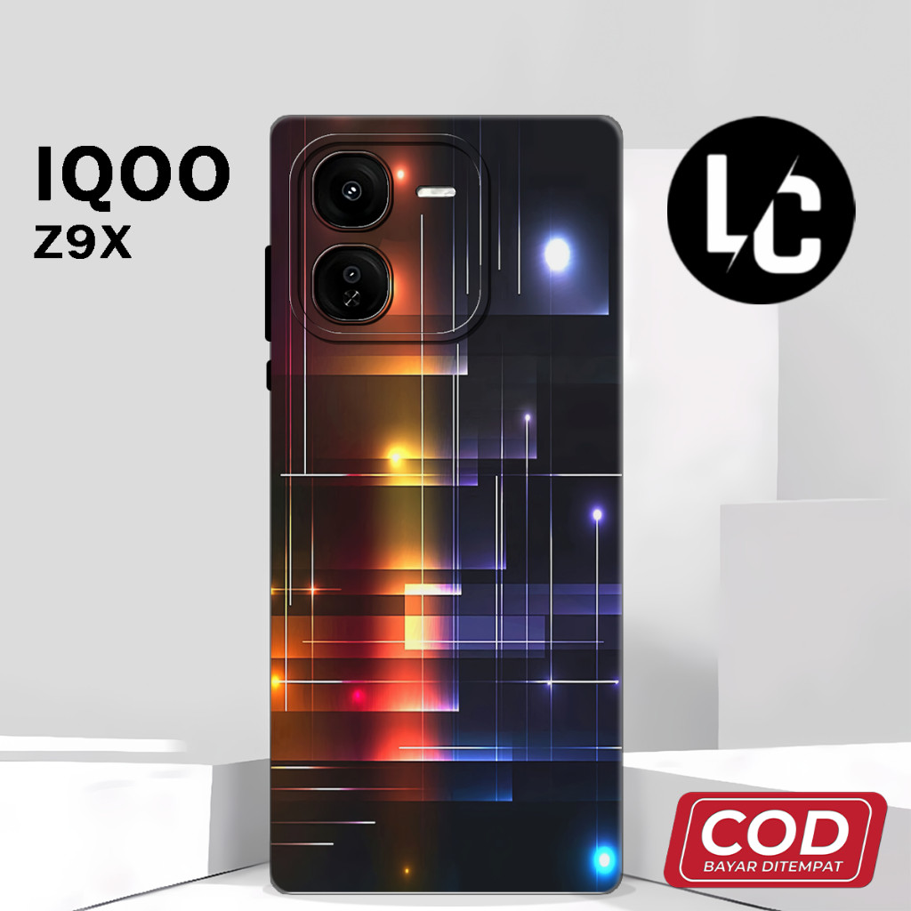 ( AQ 16 ) ยืดหยุ่นยาง Softcase สําหรับ vivo iQOO Z9x ซิลิโคน l Pro กล้อง l ล่าสุด casing l เคสสําหรั