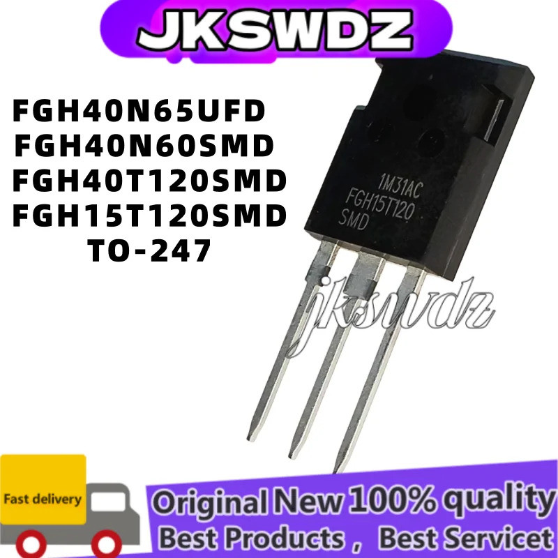 1-5 ชิ้นใหม่ FGH40N65UFD FGH40N60SMDF FGH40T120SMD FGH15T120SMD 40N65UFD 40N60SMDF 40T120SMD 15T120S