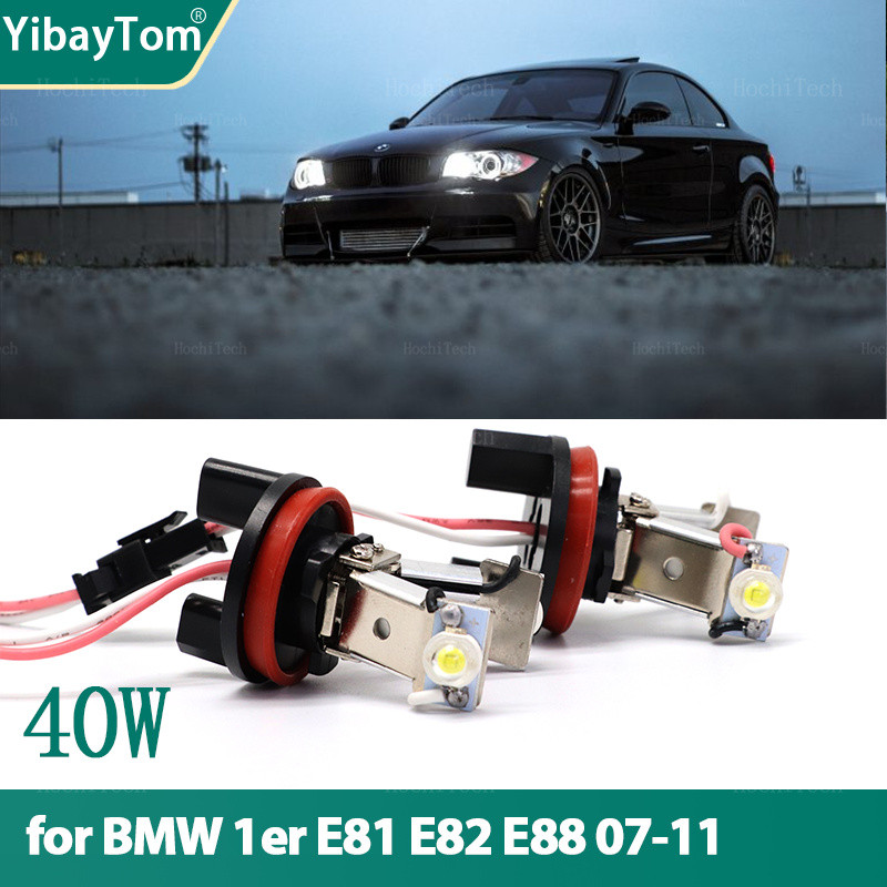 H8 40W LED BMW Angel Eyes แหวน Marker หลอดไฟสําหรับ BMW 1 Series E81 E82 E88 116i 116d 118i 118d 120