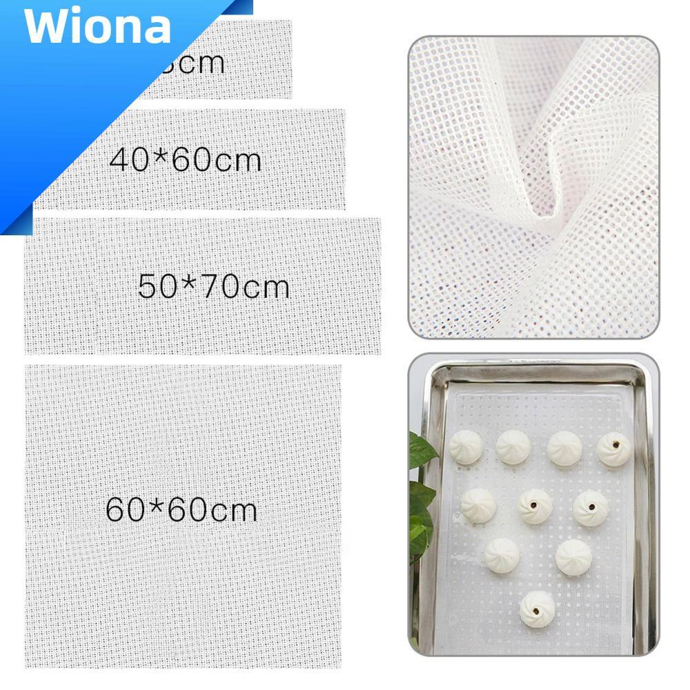 WIONA 1 ชิ้น Dehydrator แผ่น, อาหารผลไม้เครื่องเป่านํากลับมาใช้ใหม่ Steamer ตาข่าย Pad, ซิลิโคน Non-
