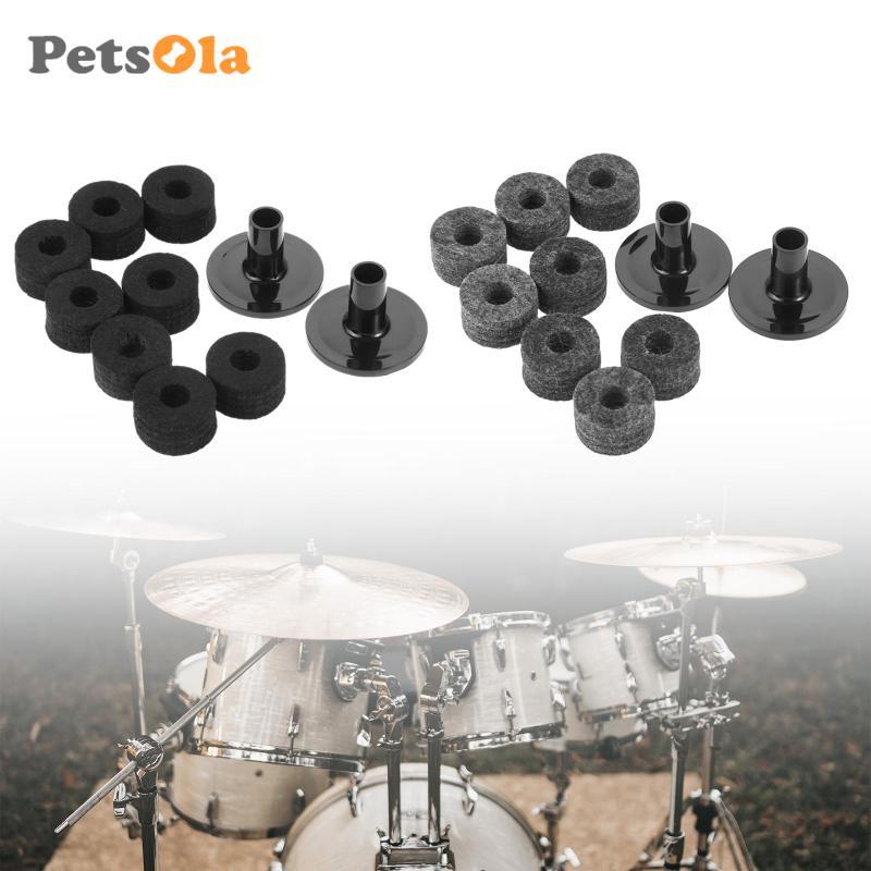 [Koolsoo2] Drum Cymbals Stand Felts เครื่องซักผ้าและแขนชุดสําหรับชุดเพอร์คัชชันอัพเกรดอุปกรณ์เสริมกล