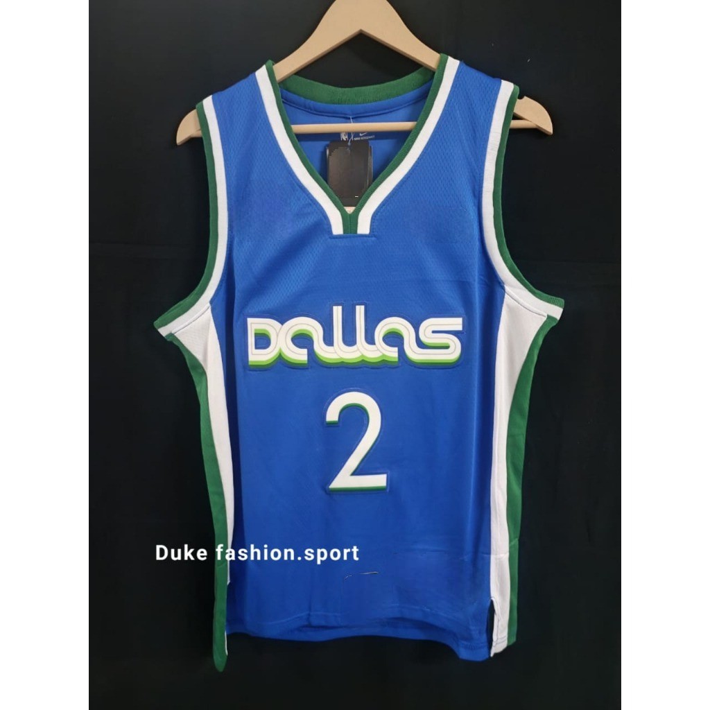 เย็บปักถักร้อย 22/23 Dallas Mavericks 2 Kyrie Irving Jersey เสื้อบาสเก็ตบอล