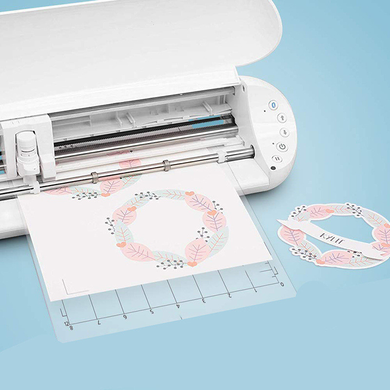 เขียงพิเศษสําหรับเครื่องแกะสลัก Cricut Checkered Cricut เขียงมือเหนียวสองสี แผ่นรองตัด 26.3.26