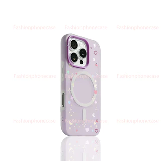 เคสแข็ง ลายการ์ตูน มีแม่เหล็ก ป้องกันรอย กันกระแทก เข้ากับ iPhone 12-17 Pro Max ทุกรุ่น XPGDCXK016