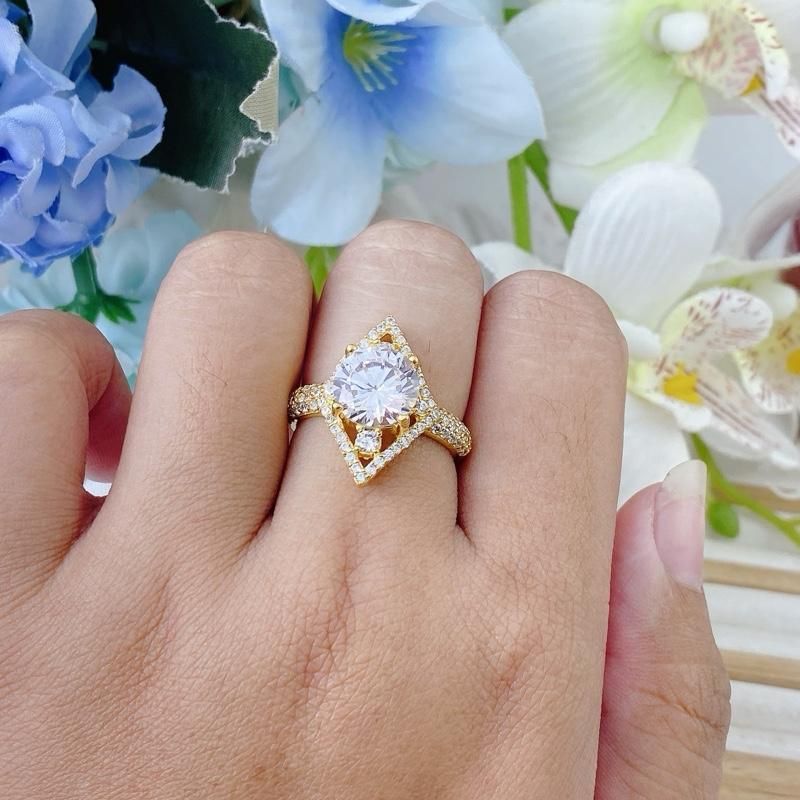 แหวนผู้หญิงติดทนนานเต็มไปด้วยเครื่องประดับ NH106 Bao Long