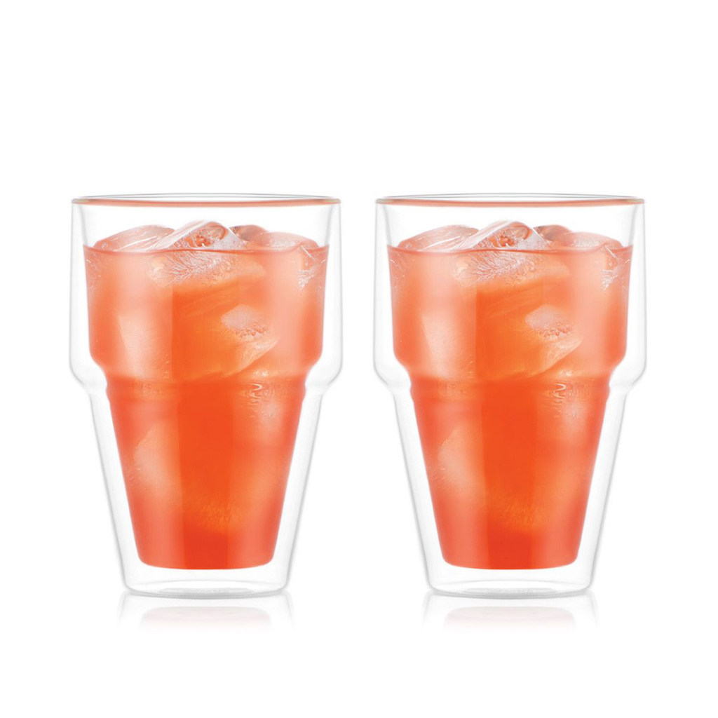 Bodum Melior แก้วเทอร์โมผนังคู่ ถ้วยกาแฟ ถ้วยแก้วใส Microwavable Freezer ปลอดภัย LUBZ