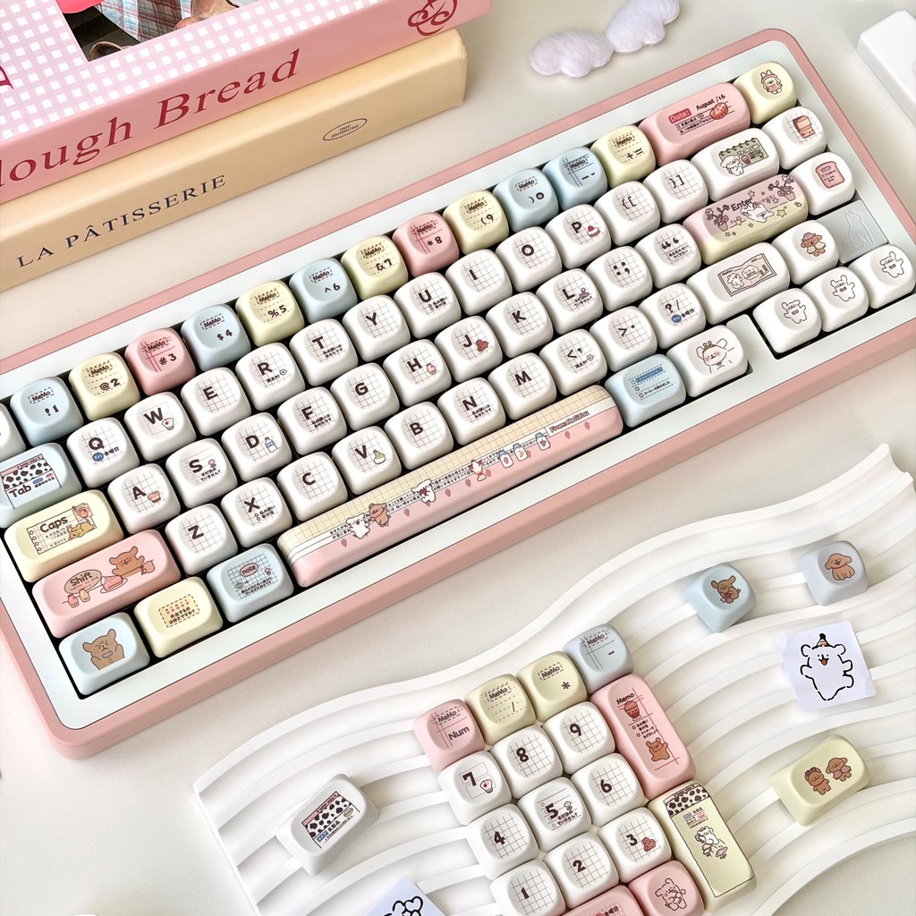 Long Cheng Lamb Baa Baa Hello Ignore MOA ความสูง 95 114-Key Sublimation Mechanical Keyboard Keycap h