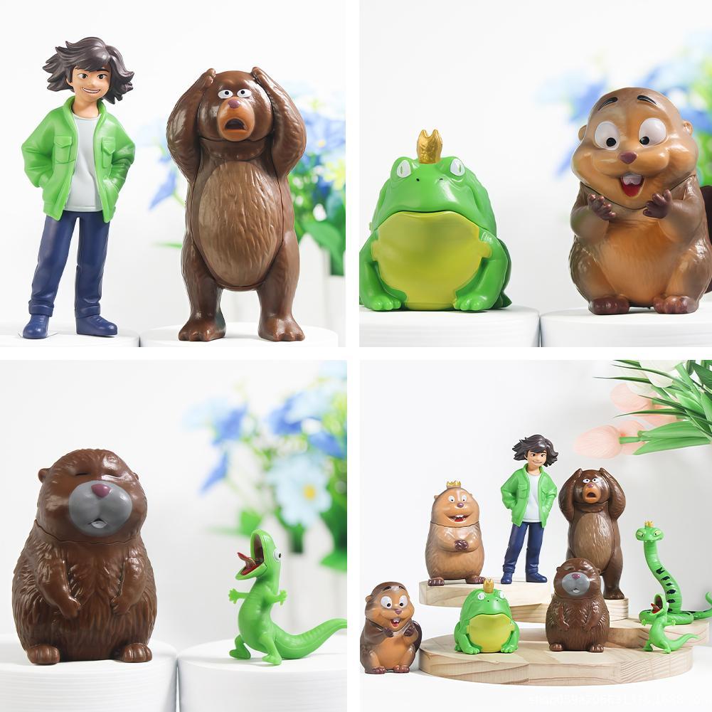 ฟิกเกอร์ฮอปเปอร์ ‌‌อาจ Beaver 2026 ตุ๊กตาเดสก์ท็อปเคลื่อนไหวรุ่นของเล่นสะสม O0p9