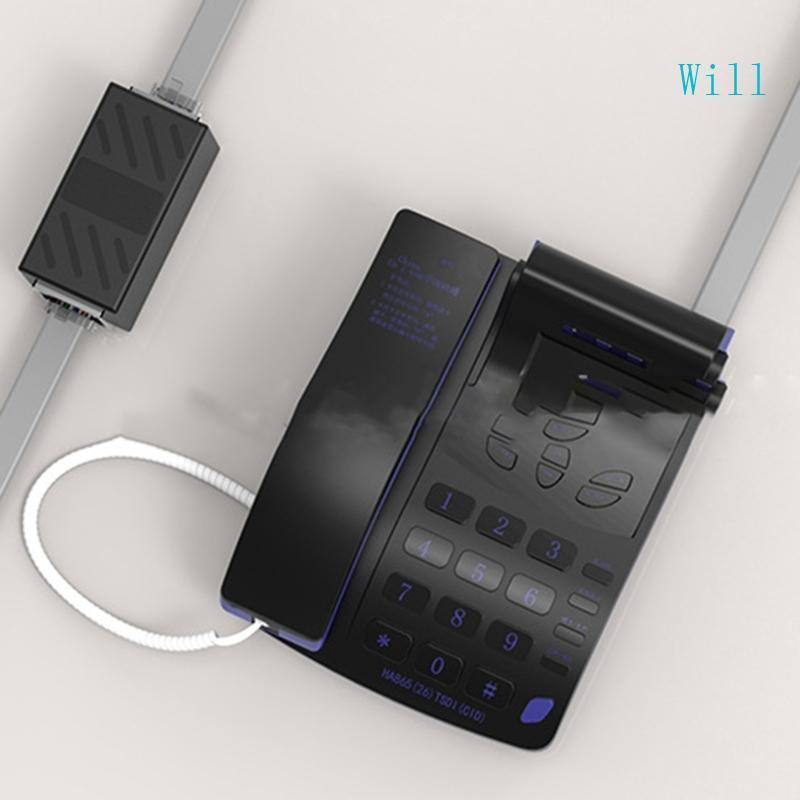 จะ RJ11 Coupler สายโทรศัพท์อะแดปเตอร์ RJ11 6P6C 6P4C 6P2C หญิงสําหรับโทรศัพท์และ Fax