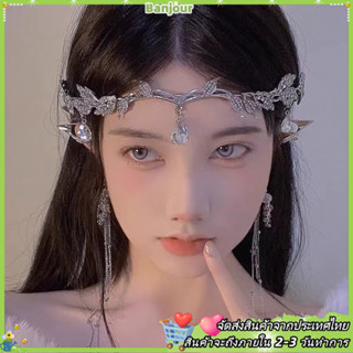 ผู้หญิงที่สง่างามประกายใบมงกุฎ ชม. วงการบิน เจ้าสาวอุปกรณ์ผม…
