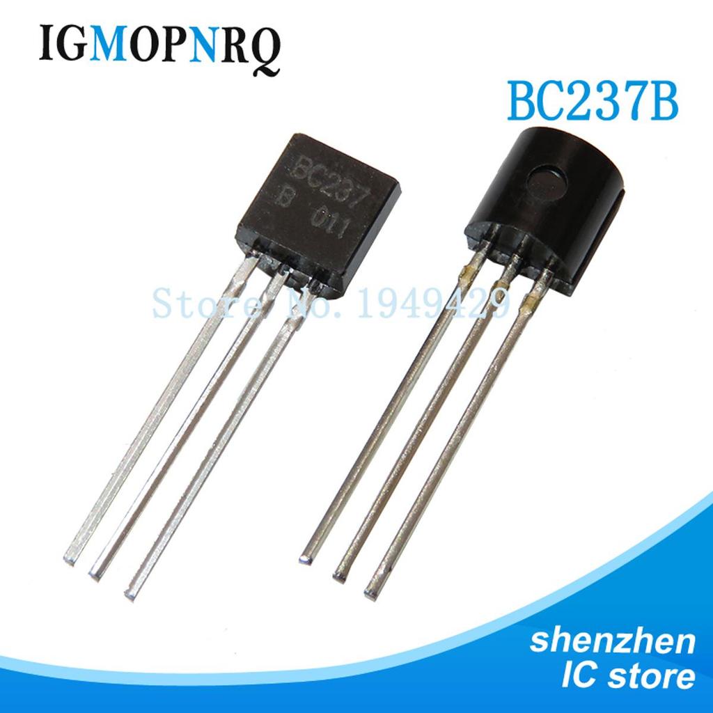 50PCS BC237B BC237 237 TO-92 NPN ทรานซิสเตอร์ต่ําใหม่