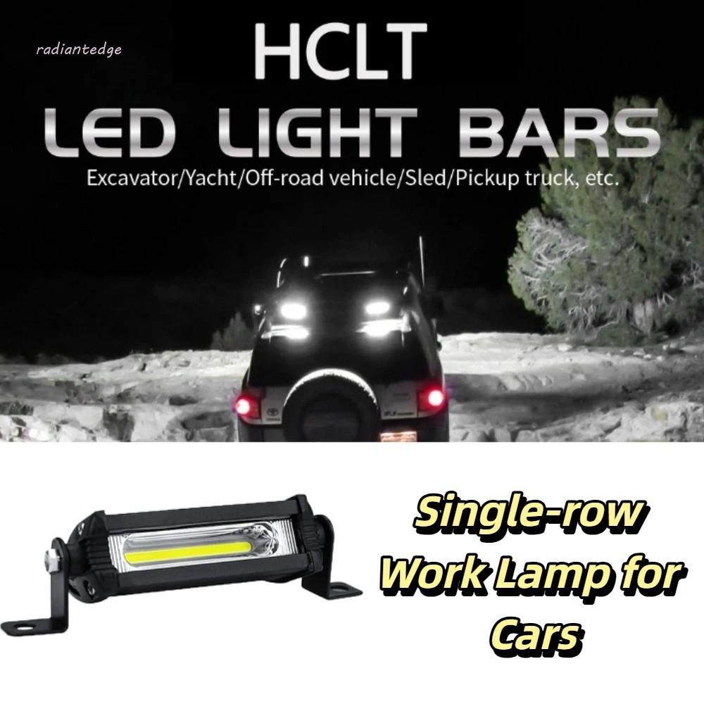 RADIANT LED Work Light, COB Single Row LED Spotlight, Strip Light Mini Size Work Light Bar Lorry