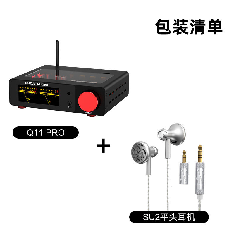 การสร้างนักแสดงเสียง Q11 PRO ถอดรหัส AKM + ESS Dual DAC คอมพิวเตอร์ USB Sonic การ์ดถอดรหัสเครื่องขยา