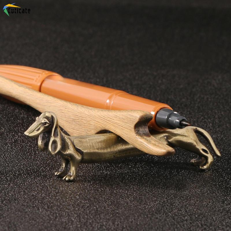 [Szlinyou1] Dachshund ตุ๊กตาหัตถกรรม Retro Miniature รูปปั้นสุนัขสําหรับห้องนอนรถ Tearoom