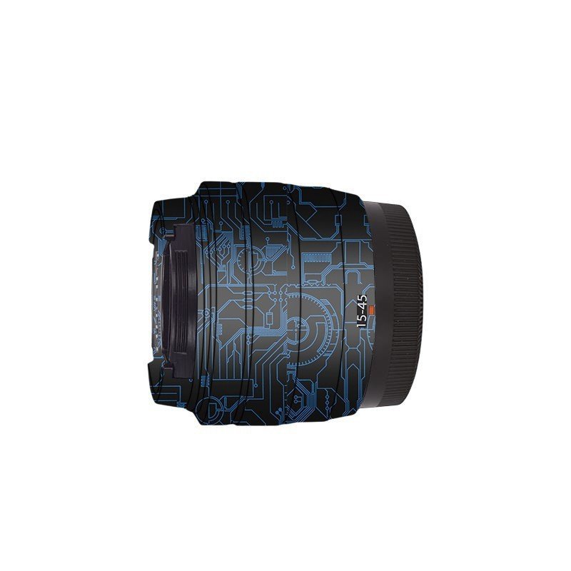 เดินลาเหมาะสําหรับ ฟูจิ XC15-45 เลนส์ฟิล์มป้องกันฟิล์มแขวนสี 1545 สติกเกอร์สีเต็มรูปแบบ 3ม สติกเกอร์