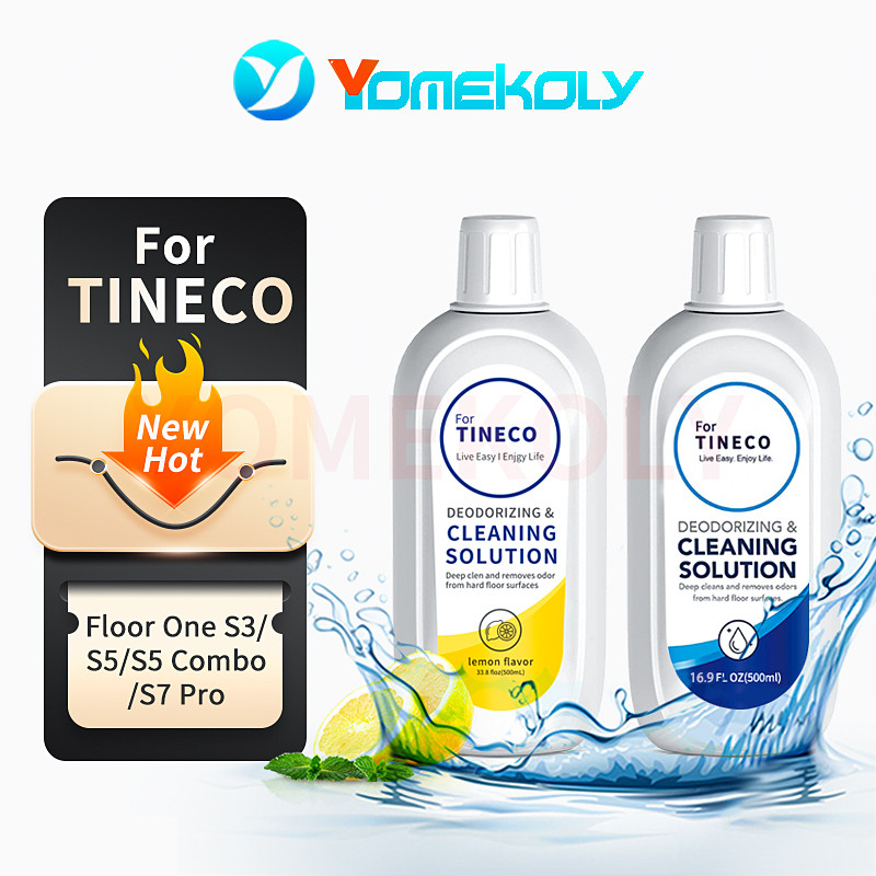 ขวดและกระเป๋าสําหรับ Tineco เครื่องดูดฝุ่นแห้งเปียก / เครื่องซักผ้าพื้น Multi-Surface น้ํายาทําความสะอาดกําจัดกลิ่น | เข้ากันได้กับ iFloor 1-5, ชั้น One S3/S5/S6/S7 Series & S9/S9 Pro/S9 Artis