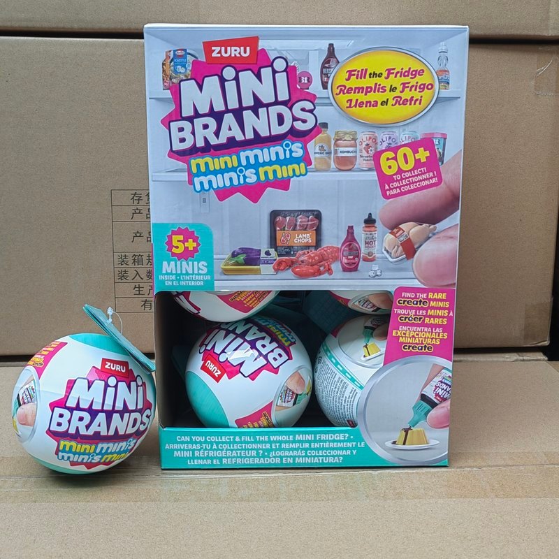 【พร้อมส่ง】mini fridge toy mini brands miniature toys Surprise blind box set play house