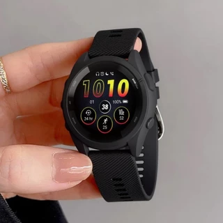 สายพานซิลิโคนขนาด 20 22มม. for Garmin Forerunner 165 55 158 570 42mm/vivoactive 5/Active /Bounce/VivoMove/Venu/approach