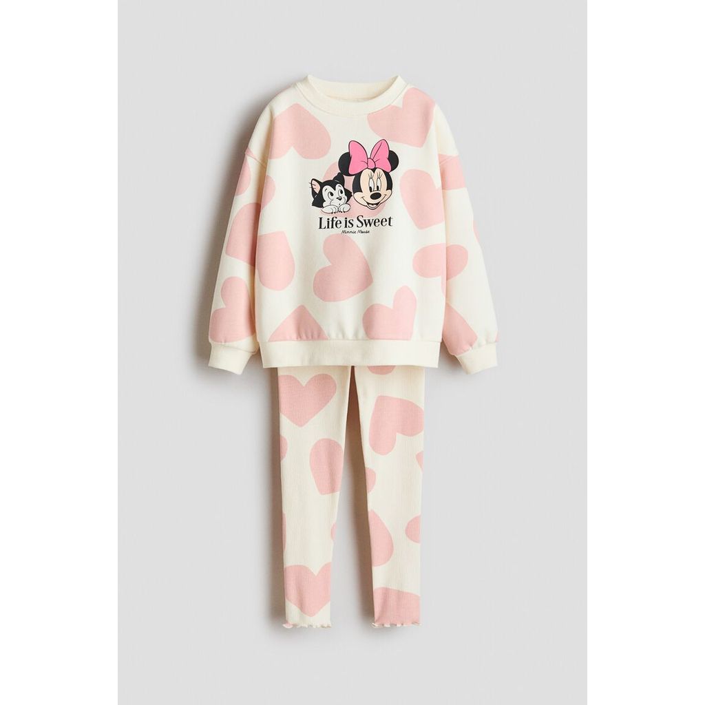 H&M(เอชแอนด์เอ็ม) ชุดเสื้อเบลาส์และเลกกิ้ง 2 ชิ้น Infants 2-piece blouse and leggings set 1316464_2