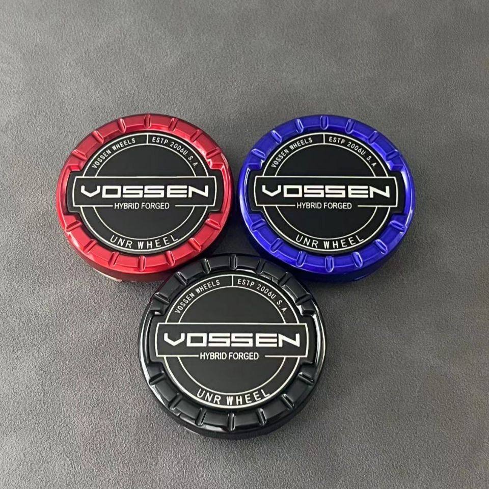 เหมาะสําหรับ VOSSEN Hub Cover เส้นผ่านศูนย์กลางภายนอก 60 มม.Vossen ฝาครอบล้อเพลาฝาครอบศูนย์ Vossen ฝ