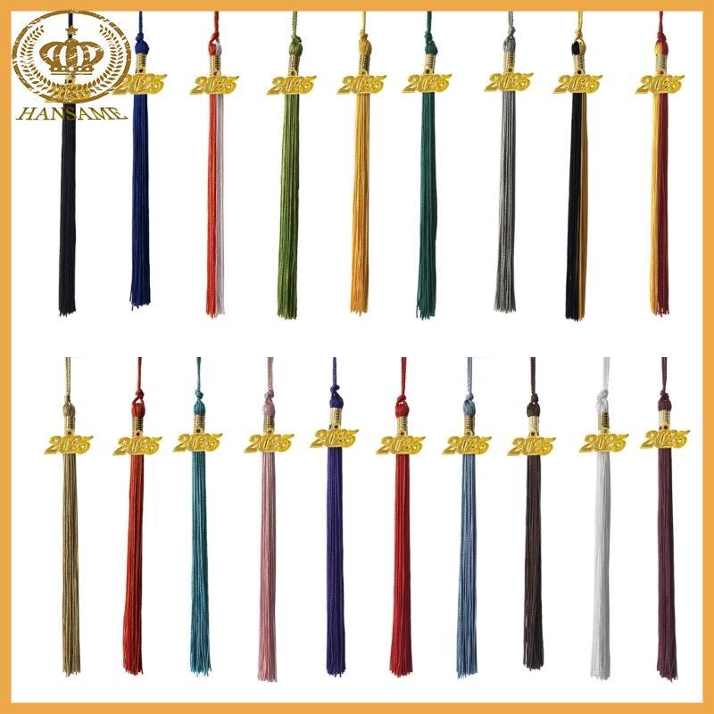 HAN Graduation Tassels 2025 Graduation Gowns หมวก Tassels Charm สําหรับชุดวิชาการหมวกผ้าพิธีกรรมและก