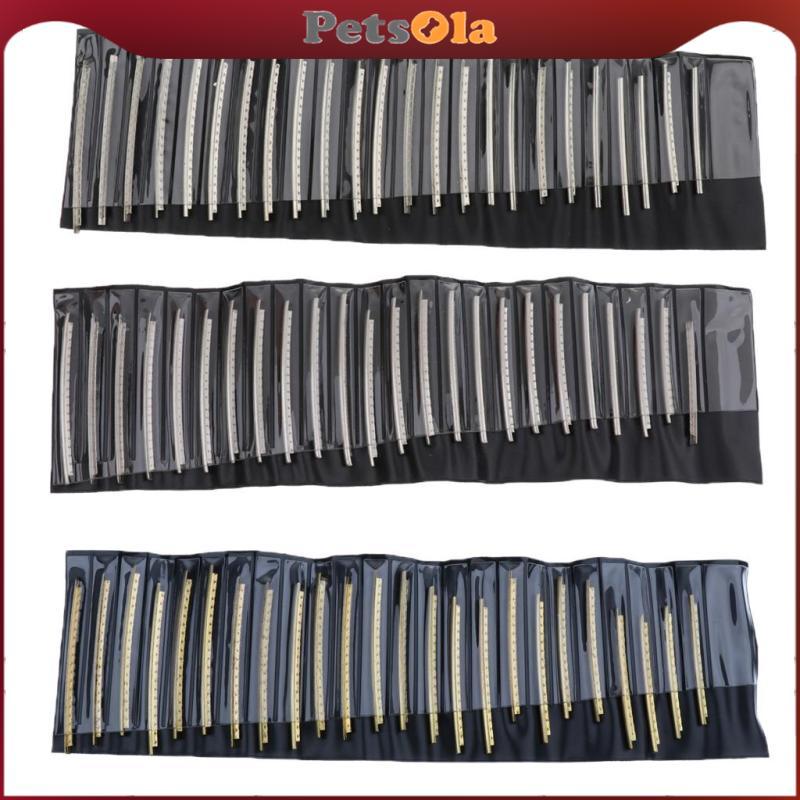 [PETSOLA] 24 ชิ้นโลหะ Fret Wires Fretwire สําหรับอุปกรณ์เสริมชิ้นส่วนทดแทนกีตาร์