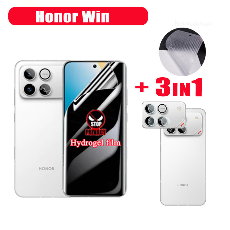 Honor Win Full Transparent Hydrogel Soft Film Screen Protector สําหรับ Honor Win RT Honor 500 400 40