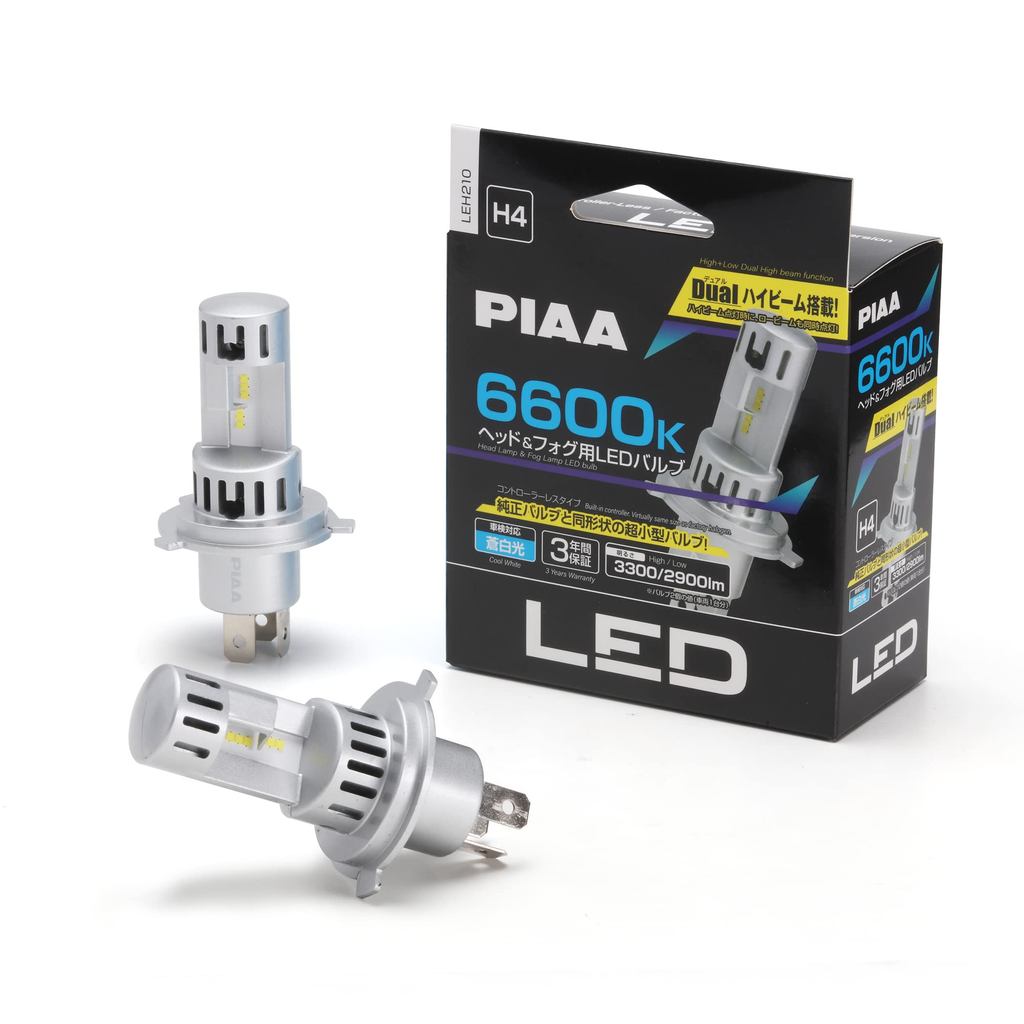 PIAA (เพีย) ชุดหลอดไฟ LED รุ่นสแตนดาร์ด สำหรับไฟหน้า/ไฟตัดหมอก แบบไม่ต้องใช้คอนโทรลเลอร์ มีฟังก์ชันไ
