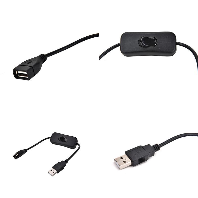 สาย USB OZTH พร้อมการควบคุมพลังงานสําหรับ Raspberry Pi USB On Off Toggle Vary