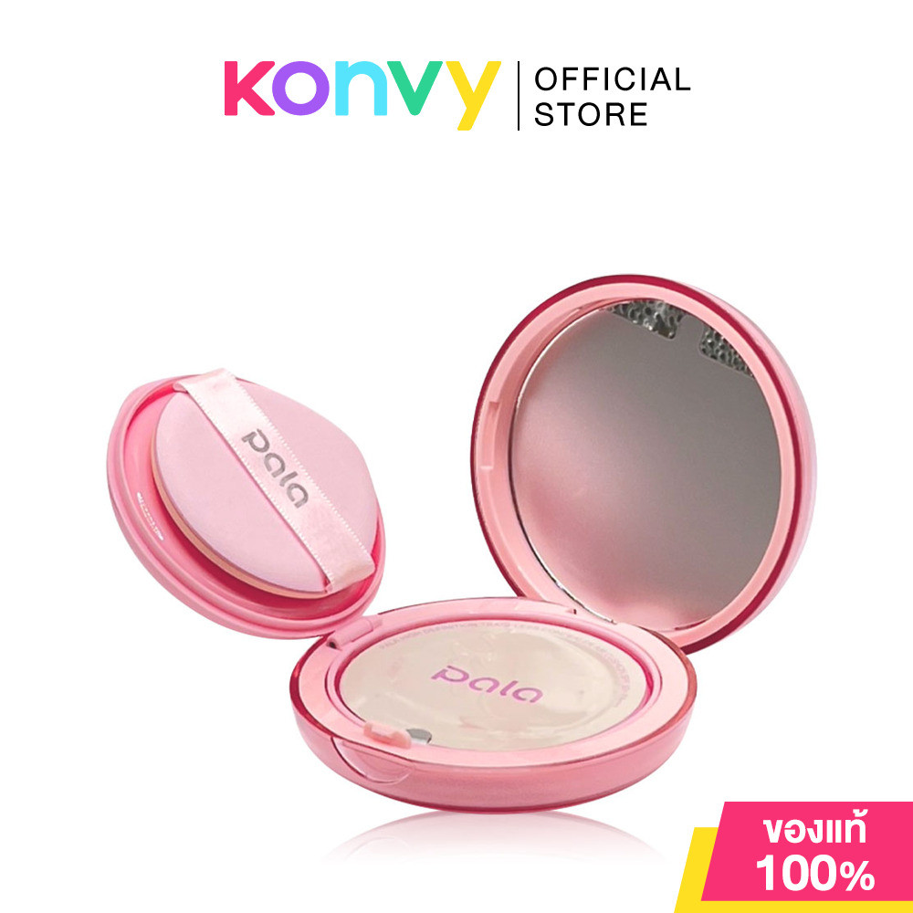 Pala High Definition Traceless Concealer Air Cushion SPF50+ PA+++ 15g #00 คุชชั่นเนื้อแมทบางเบา พาลา ปกปิดผิวเรียบเน...