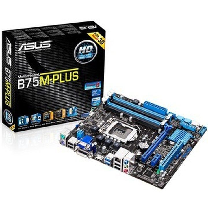 Asus/Asus B75M-PLUS P8B75-V B75M-A B75 เมนบอร์ด 1155 Pins รองรับ E31230v2