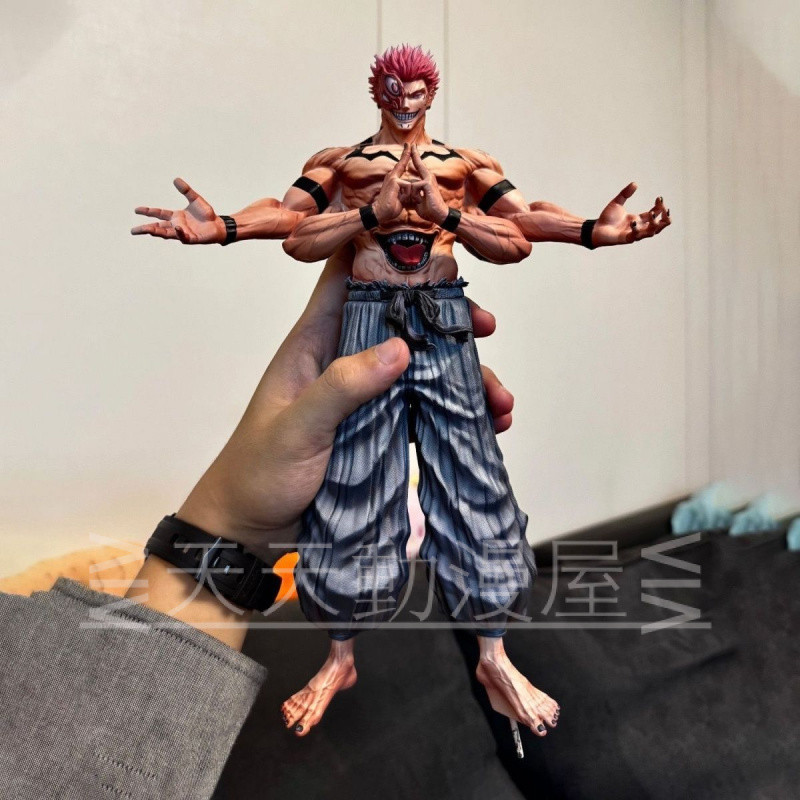 จัดส่งฟรีสะกดรุ่นต่อสู้ Shengchuang รุ่นเล่น King of Cursed สองด้าน Nuo ยืน Knotweed Yuren ตุ๊กตาตกแต่งกล่องของขวัญชนิดบรรจุกล่อง