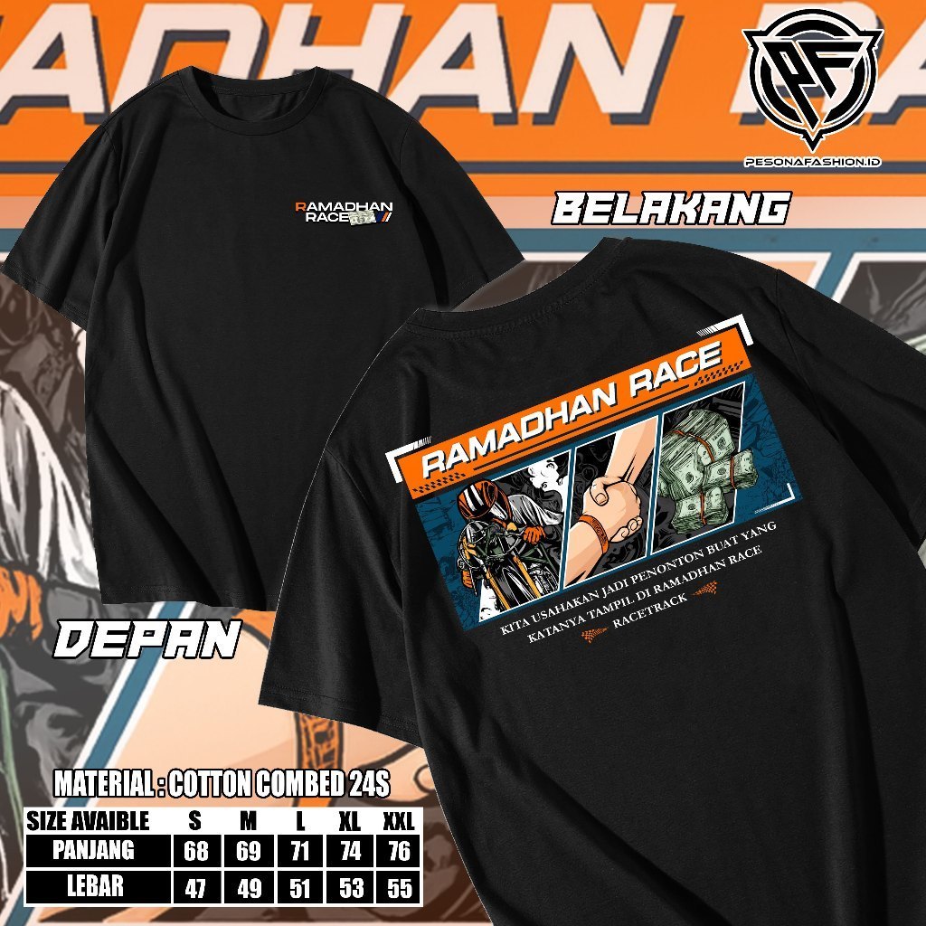 Ramdhan Race Dollar 2026 Distro เสื้อยืดแขนสั้น Cool Unisex Ramdhan Race Mens Top